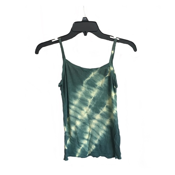 Green tie dye tank - Picture 2 of 2